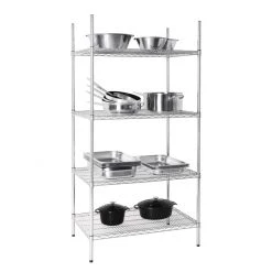 Vogue 4 Tier Wire Shelving Kit 915x610mm -Kitchenware and Knives Sales 1380291