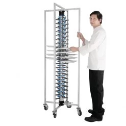 Vogue Mobile Plate Rack 84 Plates -Kitchenware and Knives Sales 1380341