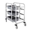 Vogue Stainless Steel Bussing Trolley 1 Vogue Stainless Steel Bussing Trolley -Kitchenware and Knives Sales 1380400