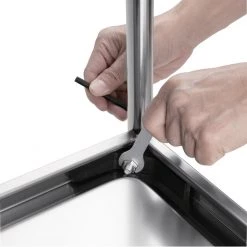 Vogue Stainless Steel 2 Tier Clearing Trolley Small -Kitchenware and Knives Sales 1380435