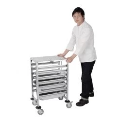 Vogue Gastronorm Racking Trolley 7 Level -Kitchenware and Knives Sales 1380454