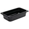 Vogue Polycarbonate 1/4 Gastronorm Container 100mm Black 1 Vogue Polycarbonate 1/4 Gastronorm Container 100mm Black -Kitchenware and Knives Sales 168745 1