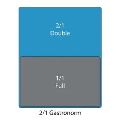 Vogue Stainless Steel 2/1 Gastronorm Pan 150mm -Kitchenware and Knives Sales 21 gn 4