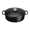 Le Creuset Cast Iron Oval Casserole Dish Satin Black -Kitchenware and Knives Sales 334953
