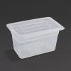 Vogue Polypropylene 1/4 Gastronorm Container With Lid 150mm (Pack Of 4) 1 Vogue Polypropylene 1/4 Gastronorm Container With Lid 150mm (Pack Of 4) -Kitchenware and Knives Sales 345254