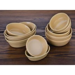 Olympia Stoneware Oval Pie Bowls 161 X 116mm (Pack Of 6) -Kitchenware and Knives Sales c024 c111range 4