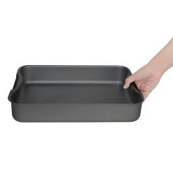 Vogue Anodised Aluminium Roasting Dish 370mm -Kitchenware and Knives Sales c058 roastingdish5 5