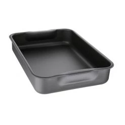 Vogue Anodised Aluminium Roasting Dish 370mm -Kitchenware and Knives Sales c058 voguebakingdishhardanodised2