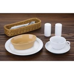 Olympia Stoneware Oval Pie Bowls 161 X 116mm (Pack Of 6) -Kitchenware and Knives Sales c108 ovalpiebowl1