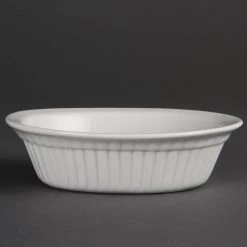 Olympia Whiteware Oval Pie Dishes 170mm (Pack Of 6) 14 Olympia Whiteware Oval Pie Dishes 170mm (Pack Of 6) -Kitchenware and Knives Sales c110 olympia ww g b2