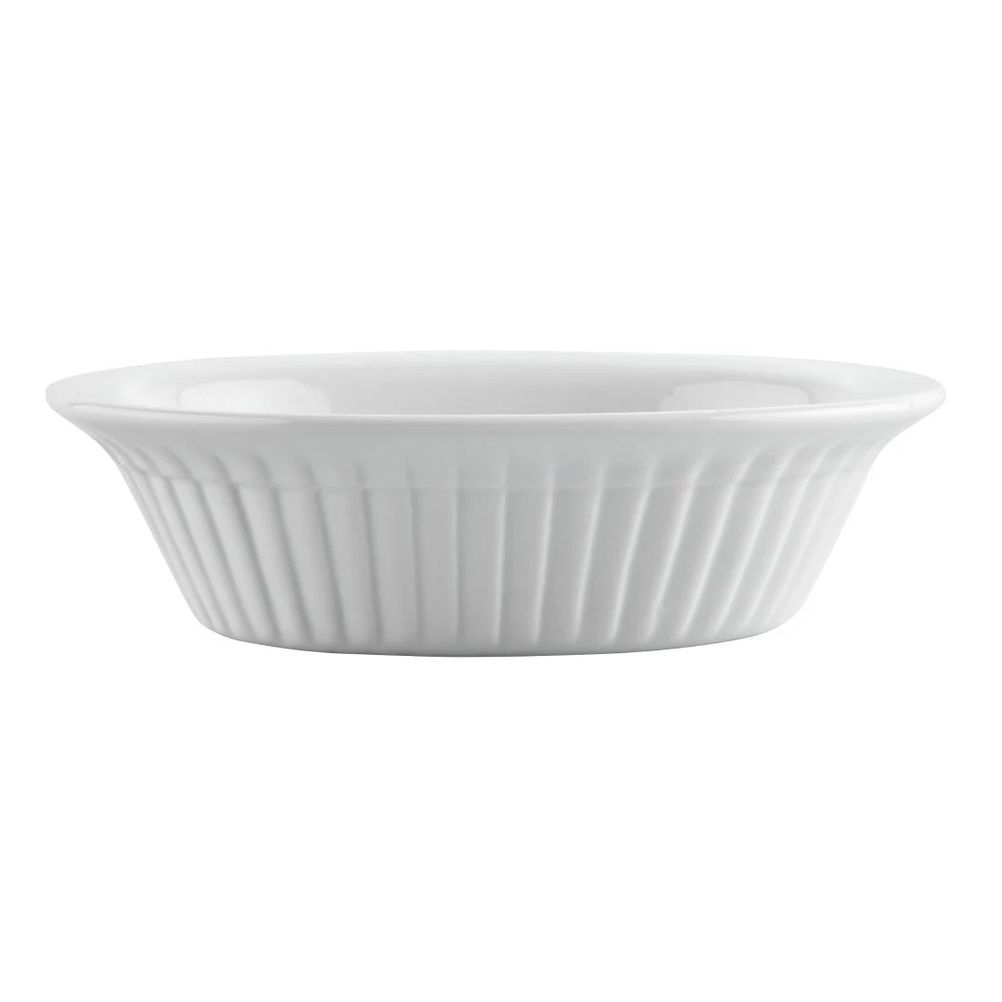 Olympia Whiteware Oval Pie Dishes 170mm (Pack Of 6) 3 Olympia Whiteware Oval Pie Dishes 170mm (Pack Of 6)