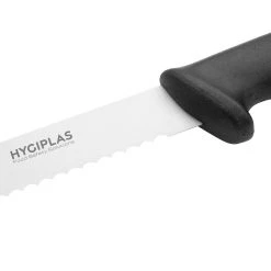 Hygiplas Serrated Slicer Black 30.5cm -Kitchenware and Knives Sales c580 3