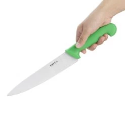 Hygiplas Chef Knife Green 21.5cm -Kitchenware and Knives Sales c861 2
