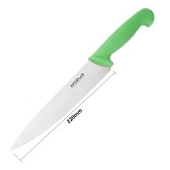 Hygiplas Chef Knife Green 21.5cm -Kitchenware and Knives Sales c861 5