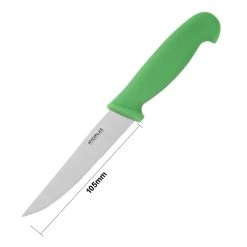 Hygiplas Serrated Vegetable Knife Green 10cm -Kitchenware and Knives Sales c862 5