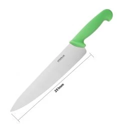 Hygiplas Chef Knife Green 25.5cm 11 Hygiplas Chef Knife Green 25.5cm -Kitchenware and Knives Sales c868 5
