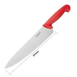 Hygiplas Chefs Knife Red 25.5cm -Kitchenware and Knives Sales c886 5