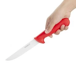 Hygiplas Stiff Blade Boning Knife Red 15cm -Kitchenware and Knives Sales c890 2