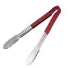 Hygiplas Colour Coded Red Serving Tongs 11" -Kitchenware and Knives Sales cb154 servingtongred1