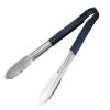 Hygiplas Colour Coded Blue Serving Tongs 11" -Kitchenware and Knives Sales cb156 servingtongblue1