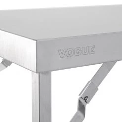 Vogue Stainless Steel Folding Table 600(D)mm -Kitchenware and Knives Sales cb906 9 1