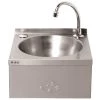 Basix Stainless Steel Knee Operated Hand Wash Basin 2 Basix Stainless Steel Knee Operated Hand Wash Basin -Kitchenware and Knives Sales cc260 y knee operated sink