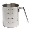 APS Graduated Stainless Steel Measuring Jug 1Ltr