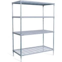 Craven 4 Tier Nylon Coated Wire Shelving 1700(H) X 391(D)mm