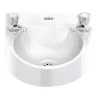 Basix Polycarbonate Wash Hand Basin White