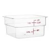 Hygiplas Polycarbonate Square Storage Container 1.5Ltr 1 Hygiplas Polycarbonate Square Storage Container 1.5Ltr -Kitchenware and Knives Sales cf020 1