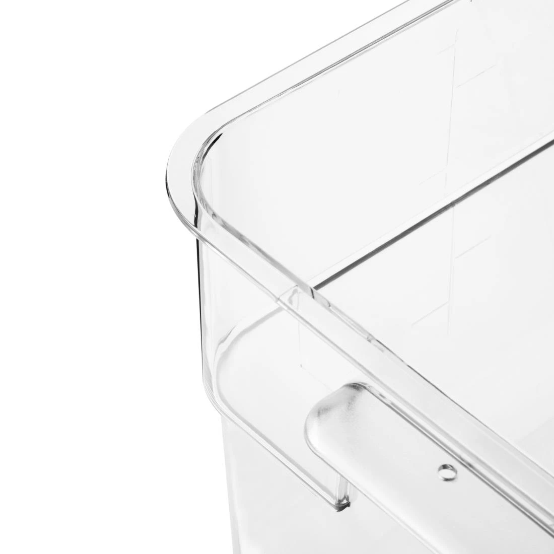 Hygiplas Polycarbonate Square Storage Container 1.5Ltr 5 Hygiplas Polycarbonate Square Storage Container 1.5Ltr - Image 3