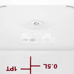 Hygiplas Polycarbonate Square Storage Container 1.5Ltr 10 Hygiplas Polycarbonate Square Storage Container 1.5Ltr -Kitchenware and Knives Sales cf020 4