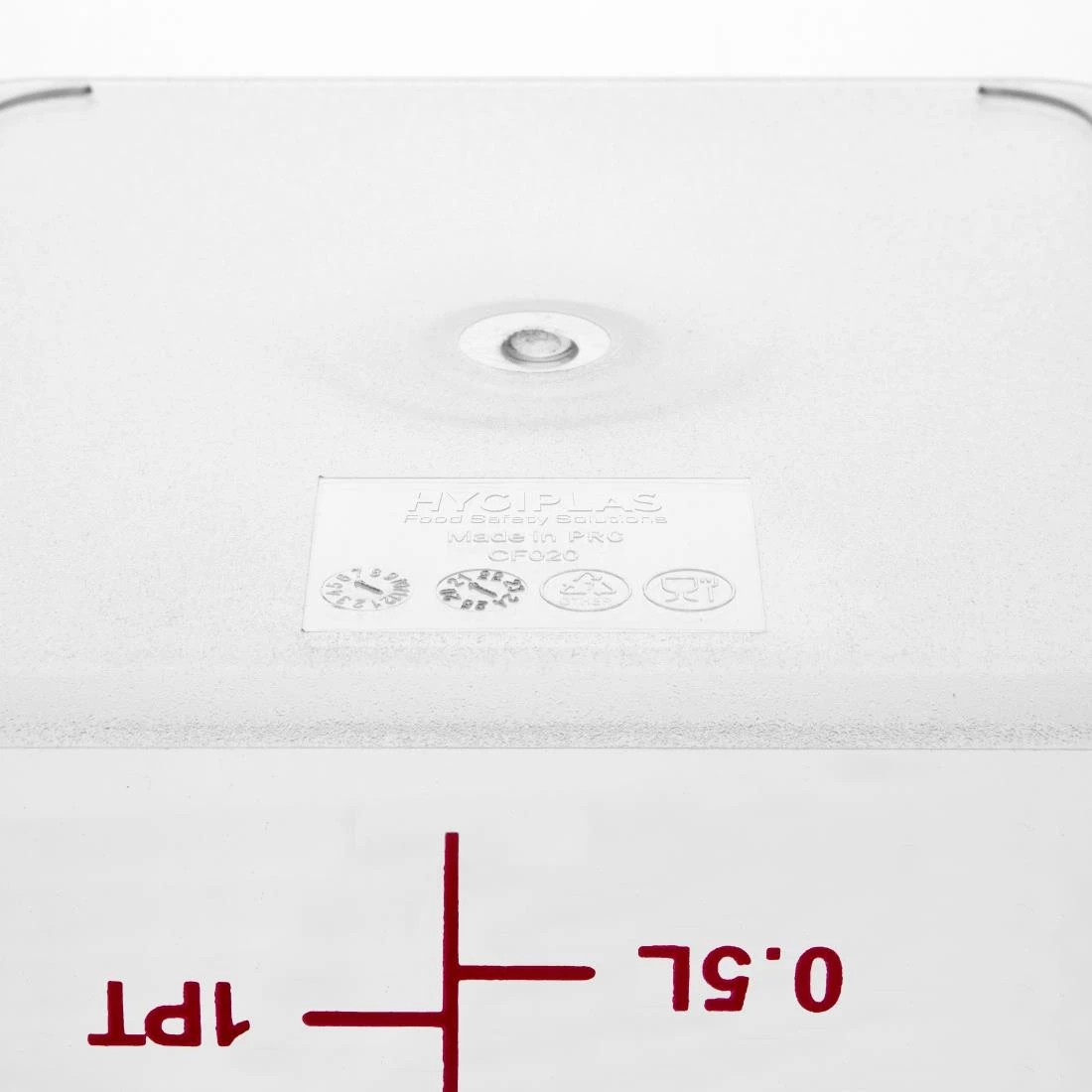 Hygiplas Polycarbonate Square Storage Container 1.5Ltr 6 Hygiplas Polycarbonate Square Storage Container 1.5Ltr - Image 4