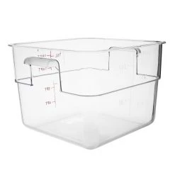 Hygiplas Polycarbonate Square Storage Container 10Ltr -Kitchenware and Knives Sales cf024 storagecontainer2