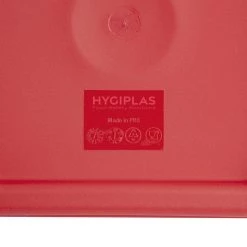 Hygiplas Square Food Storage Container Lid Red -Kitchenware and Knives Sales cf041 3
