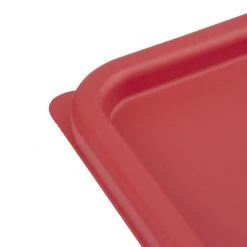 Hygiplas Square Food Storage Container Lid Red -Kitchenware and Knives Sales cf041 4