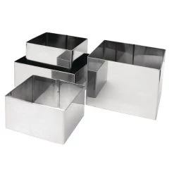 Vogue Square Mousse Rings 60 X 60 X 60mm Extra Deep -Kitchenware and Knives Sales cf164 vogue group 2
