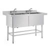 Vogue Double Deep Pot Sink -Kitchenware and Knives Sales cf406 2