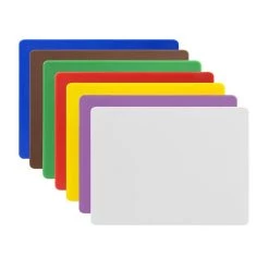 Hygiplas Low Density Chopping Board Set Small (Set Of 7 - 12mm High)