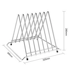 Hygiplas Heavy Duty Chopping Board Rack 7 Slots -Kitchenware and Knives Sales ch052 4
