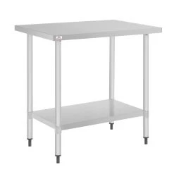 Nisbets Essentials Self Assembly Stainless Steel Table 800 X 600mm