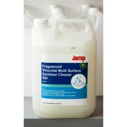Jantex Virucidal Surface Sanitiser Concentrate Frangranced 5Ltr -Kitchenware and Knives Sales ch511 new5329