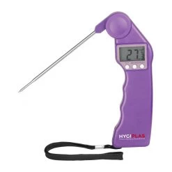 Hygiplas Easytemp Colour Coded Purple Thermometer