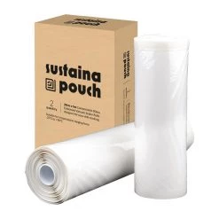 Sustainapouch Compostable Vacuum Sealer Rolls 200mm X 5m (x2)