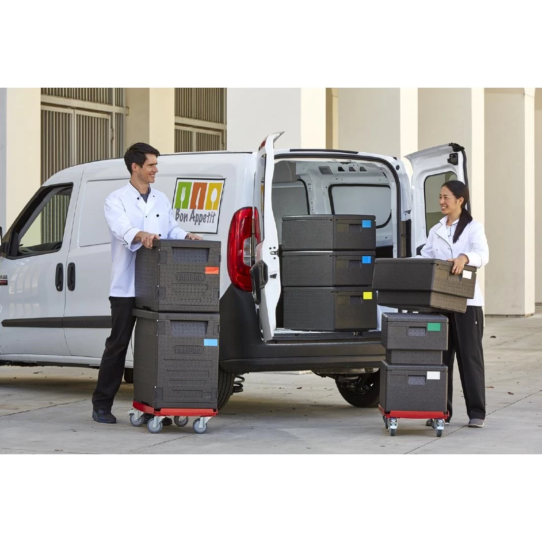 Cambro Cam GoBox Full-Size Top Loader 4" Deep Black 7 Cambro Cam GoBox Full-Size Top Loader 4" Deep Black - Image 5