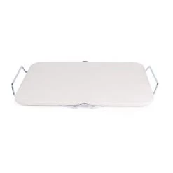 Eddingtons Rectangular Pizza Stone With Metal Serving Rack 15in -Kitchenware and Knives Sales cl713 mg 6154