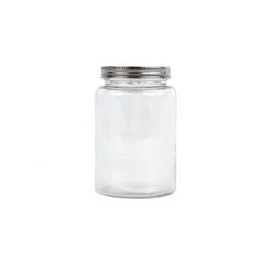Vogue Glass Screw Top Dry Food Jar 550ml (Pack Of 6)