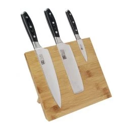 Vogue Wooden Magnetic Knife Stand 245mm -Kitchenware and Knives Sales cp864 2