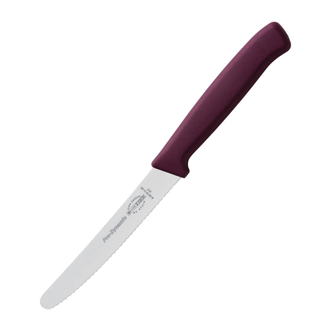 Dick Pro Dynamic Serrated Utility Knife Purple 11cm 3 Dick Pro Dynamic Serrated Utility Knife Purple 11cm