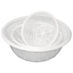 Vogue Round Colander White 380mm -Kitchenware and Knives Sales cw354 cw351 cw352 stack
